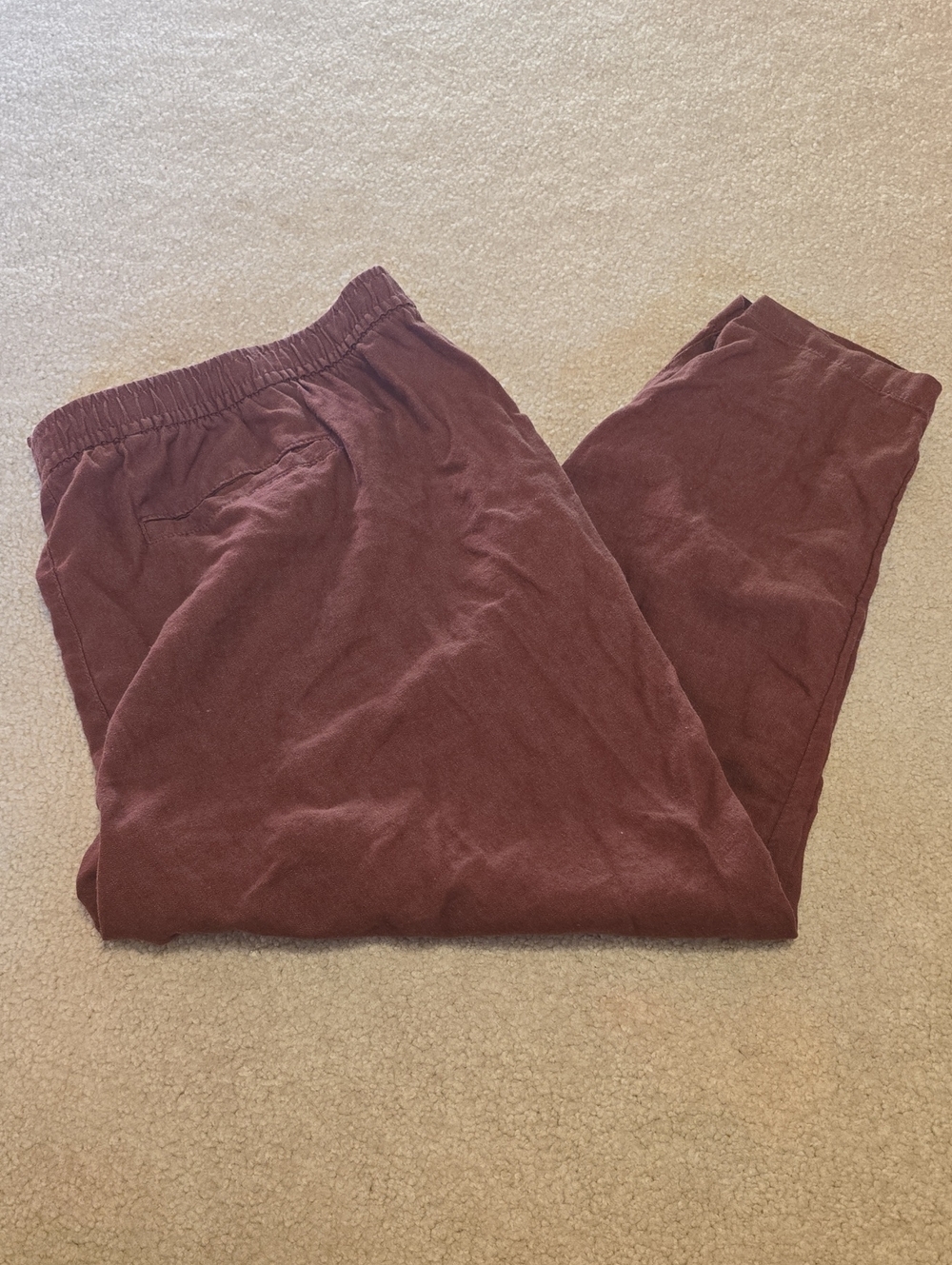 Old Navy Rust Orange Soft Work Pants